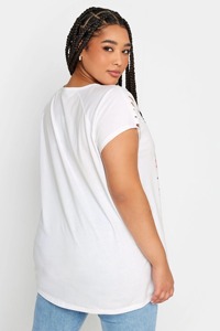 Camiseta informal con estampado de calavera de tendencia superior para mujer de talla grande Ropa de verano Suministro de OEM/ODM Ropa Stock Bangladesh Pacas De Ropa - Product Image 3