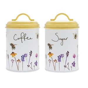 High Quality Painted Sugar <b>Coffee</b> <b>Storage</b> <b>Jar</b> Kitchen Canisters With Lid for Food <b>Storage</b>. - Product Image 1