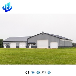 Cơ sở lưu trữ kim loại đúc sẵn mô-đun thép nhà kho sử dụng công nghiệp nông nghiệp Kết Cấu Thép lưu trữ kho xây dựng - Product Image 5