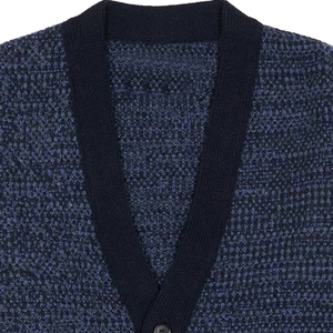 เสื้อสเวตเตอร์คาร์ดิแกนสีเทาเสื้อสเวตเตอร์ถักแบบถักสำหรับนักเรียนมหาวิทยาลัย - Product Image 2