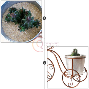 Macetas y macetas de flores galvanizadas y de metal de gran tamaño de calidad superior de diseñador, macetas de flores de suelo de decoración más vendidas - Product Image 5