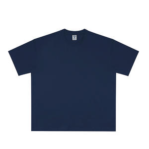 T-shirt grande taille 100% coton de haute qualité personnaliser le logo d'impression numérique T-shirt uni pour hommes 230gsm pour hommes - Product Image 5