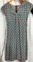 Robes pour femmes américaines sans manches à bretelles spaghetti en coton écologique, imprimées, mignonnes, élégantes, longueur genou, coupe trapèze