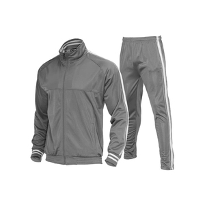 Costume de Sport pour hommes, vêtement de haute qualité, pantalon de jogging, sweat à capuche à fermeture éclair, polaire, Slim, adapté, survêtement personnalisé, - Product Image 1