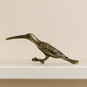 Sculpture de Figure animale en laiton fabriquée à la main pour la décoration de bureau de chambre à coucher de salon Accent d'affichage artistique parfait - Product Image 6