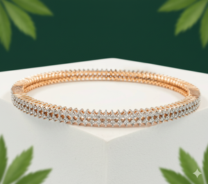 Calidad superior IGI Certified 18Kt Gold 3.12Ct Diseño elegante Pulseras y brazaletes de diamantes naturales Gemas reales chapadas en oro - Product Image 2