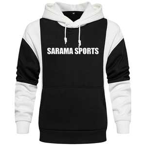 เสื้อกันหนาวผ้าฝ้ายมีฮู้ดแขนยาวสำหรับผู้ชายเสื้อกันหนาวโอเวอร์ไซส์แบบสั่งตัด - Product Image 6