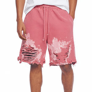 OEM Sublimation <b>Sweat</b> <b>Shorts</b> <b>Men</b> Drawstring Waist Fleece <b>Shorts</b> <b>Mens</b> 450 GSM Workout Printed <b>Shorts</b> <b>Men's</b> - Product Image 6