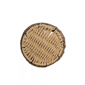 Vase tissé naturel fabriqué à la main Design rustique parfait pour les fleurs fraîches ou l'affichage décoratif - Product Image 6