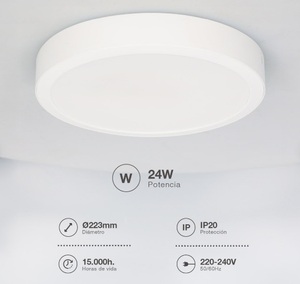 Bogur 24W 6500K Faretto LED rotondo bianco da incasso (GSC 201005053) - Product Image 3