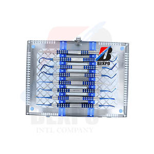 Kit de micro-tunnel parodontal chirurgical 8pcs Instruments dentaires bleus en titane - Product Image 1