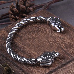 กำไลเหล็กทำมือสำหรับผู้ใหญ่กำไลเหล็กขึ้นรูปด้วยมือกำหนดเองขนาดเอง - Product Image 5