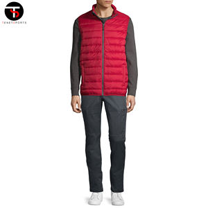 Veste d'hiver décontractée de haute qualité pour hommes, veste matelassée épaisse et chaude, respirante et sans manches, design Offre Spéciale OEM - Product Image 4