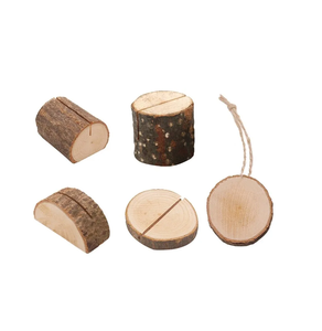 Diseño de madera de acacia tarjetero Escritorio decorativo Organizadores menú tarjetero para accesorios de cocina al mejor precio - Product Image 4