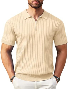 Camiseta Polo de punto de diseño profesional para hombre/camiseta transpirable de manga corta de ajuste Regular para hombre, camiseta Polo de algodón de talla grande - Product Image 5