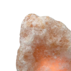 Lampe de sel de l'Himalaya 100% pure en gros, artisanat naturel de haute qualité, forme unique personnalisée, base en bois, décoration de la maison, cadeau - Product Image 6