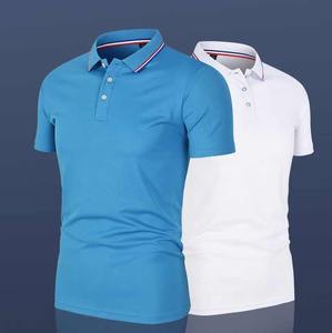 MARS hommes à manches courtes pour polos de haute qualité nouvelle tendance de la mode logo brodé personnalisé tricoté polyester coton - Product Image 2