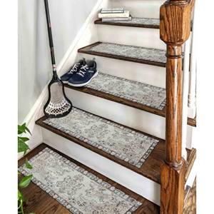 Ethnic Step Rug, Brown Rug, Bohemain Rug, Modern Rug, Printed Rug - Product Image 3