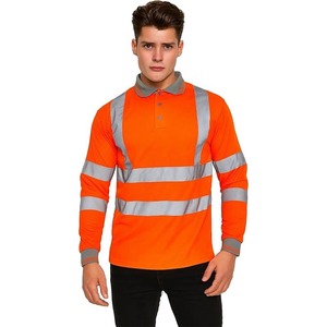 Camiseta Polo de Seguridad Reflectante de Alta Visibilidad para Carpintero, Minería y Construcción, Personalizable, de Secado Rápido, para Trabajo en Carreteras y Tráfico - Product Image 2