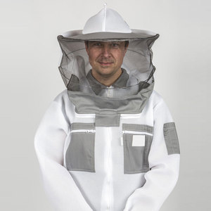 Directo de fábrica, el mejor mono de trabajo de protección para apicultor, transpirable, de una pieza, tela de algodón, traje de apicultura ventilado, antiestático - Product Image 6