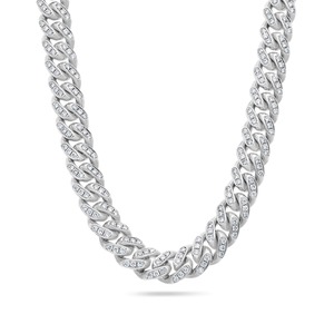 Superbe collier en or 14 carats avec diamants cultivés en laboratoire E Color Brilliant Cut VVS2 Clarity High End Jewelry Women's Classic Wholesale - Product Image 4