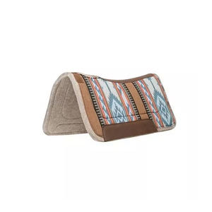 Custom Logo 100% <b>Wool</b> Hand <b>Quilted</b> Horse Western Saddle Pad - Product Image 3
