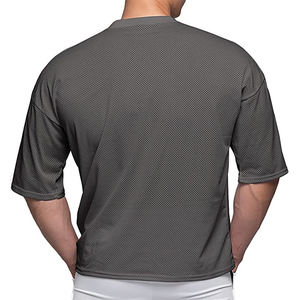 Camiseta de Corte Holgado para Hombre con Bolsillo, Cuello Redondo de Algodón Suave, Etiqueta Privada, Lista para OEM/ODM, Fábrica de Ropa - Product Image 5