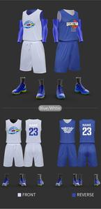 Uniforme de baloncesto transpirable de secado rápido Reversible personalizado para hombres de talla grande impreso con su propio logotipo conjuntos para adultos - Product Image 5