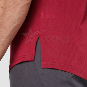 เสื้อยืดออกกำลังกายผู้ชายผ้าฝ้าย 100% ขนาดสั่งทำพิเศษ ขายดีที่สุด สวมใส่สบาย ระบายอากาศได้ดี มีสินค้าพร้อมส่ง - Product Image 5