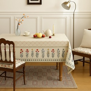 Hecho a mano 100% algodón bloque impreso mantel floral Pavo Real diseño con borde azul 60x90 pulgadas - Product Image 3