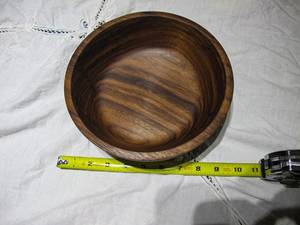 ชามเสิร์ฟวอลนัทขนาดใหญ่พร้อมภาษี - Product Image 4