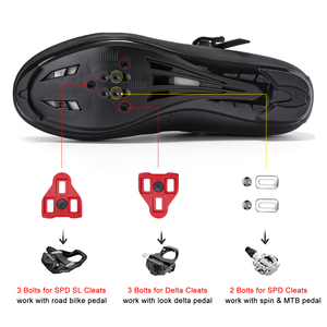 <span class=keywords><strong>Scarpe</strong></span> da Ciclismo su Strada - Tacchette Delta per Biciclette Peloton, Comode, Durevoli, Traspiranti, Calzata Larga, <span class=keywords><strong>Scarpe</strong></span> da <span class=keywords><strong>Spinning</strong></span> per Interno/Esterno - Product Image 5