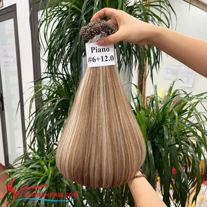 Pointe de kératine vietnamienne Extensions de cheveux humains Piano Couleur Remy Double dessiné Pre Bond I Tip Cheveux humains - Product Image 2