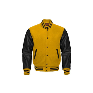 Chaqueta Vintage para Hombre al por Mayor, Chaqueta Universitaria Cálida y Elegante de Invierno, Diseño Personalizado con Cuello Alto - Product Image 2