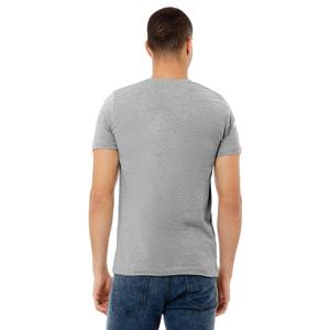 Camiseta ligera con cuello redondo para hombre, 100% algodón, liso, teñido, manga corta, ajuste Regular, cómodo, tejido, informal, Atuendo para todos los días - Product Image 3