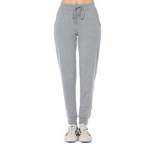 กางเกงวอร์มผู้หญิงผ้าฝ้ายสีพื้นสำหรับฤดูหนาว - Product Image 3