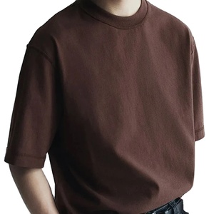 Camisetas de Cuello Redondo para Hombre, 100% Algodón, para Gimnasio y Fitness, Transpirables, Lisas, con Diseño Sólido, Personalizables con Logotipo - Product Image 3