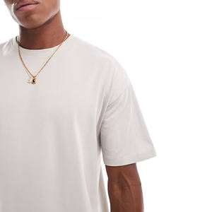 T-shirts grande taille personnalisés brodés, t-shirts vierges pour hommes 100% coton, t-shirt surdimensionné, jersey, t-shirt lourd, t-shirt ample surdimensionné - Product Image 3
