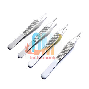 Pince à tissus Micro Adson Offre Spéciale 12cm & 15cm 1x2 dents Instruments chirurgicaux en acier inoxydable de haute qualité pince à dissection - Product Image 5