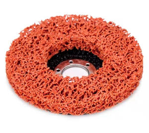 Disco de limpieza de óxido de tira súper rápida de limpieza naranja de cerámica 5" - Product Image 2