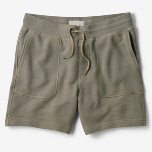 Pantalones cortos personalizados de rizo francés para hombre, pantalones de chándal cortos de algodón orgánico, Bermudas con cordón para hombre, pantalones cortos informales para hombre - Product Image 3