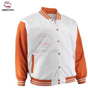 Chaqueta Letterman Personalizada y Elegante para Hombre con Logotipo Bordado, Chaqueta Varsity de Béisbol para Equipo Escolar o Uso Casual - Product Image 2