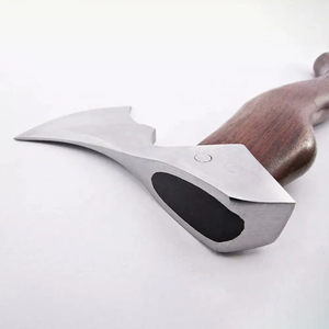 Tête en acier à haute teneur en carbone de qualité supérieure, avec manche en bois de rose, feuille de cuir et poignée - Product Image 6