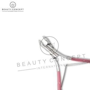 Coupe-ongles professionnel en acier inoxydable noir et rose contrastant, à large ouverture, pour cuticules, concept beauté, prix usine - Product Image 6