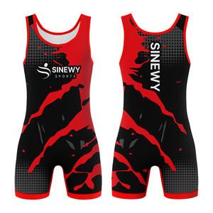 Singlets de lutte Costume de musculation personnalisé vierge Singlets de lutte en Spandex confortables - Product Image 5