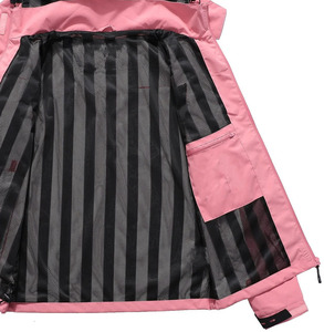 Oferta Caliente: Chaqueta de Invierno Transpirable de Poliéster con Cuello Alto, Puños Ajustables, Cremallera Completa, Cortavientos e Impermeable para Mujer - Product Image 5