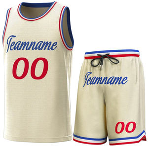 ชุดบาสเก็ตบอล unisex ระบายอากาศได้ดีชุดบาสเก็ตบอลพิมพ์โลโก้100% โพลีเอสเตอร์คุณภาพสูง - Product Image 2