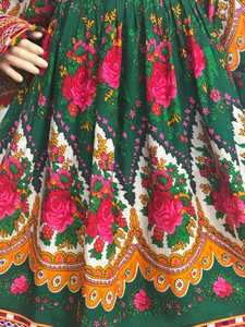 Robes de broderie afghanes traditionnelles pour femmes longue robe Vintage 2 pièces ensemble robes parfait pour l'ensemble de costume fantaisie culturel afghan - Product Image 3