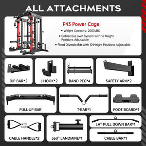 Système de musculation multifonctionnel pour la maison, station d'entraînement, blocs de poids pour la musculation - Product Image 2