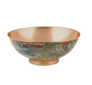 Classic Design Chocolates <b>Bowl</b> In Copper Round Shape <b>Salad</b> <b>Serving</b> <b>Bowl</b> For Wedding Party Dinnerware Use - Product Image 1